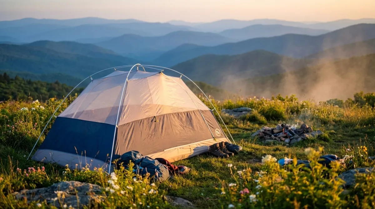 Big Agnes Blacktail 2 tent in Blue Ridge setting