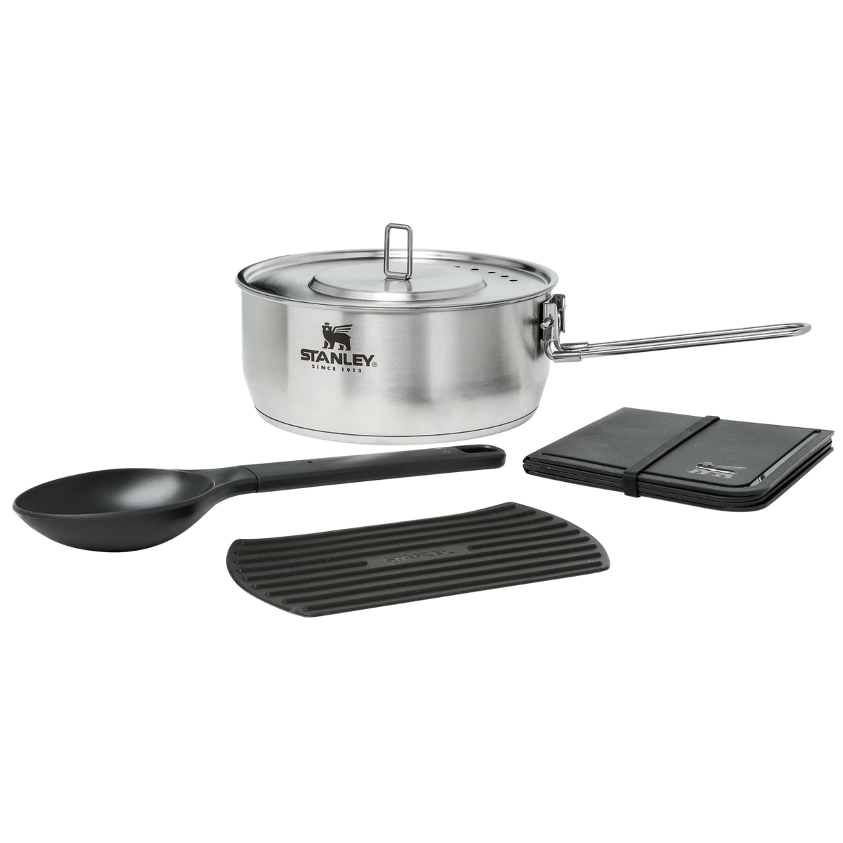 Stanley Adventure All-in-One Two Bowl Camp Cook Set - Stainless Steel