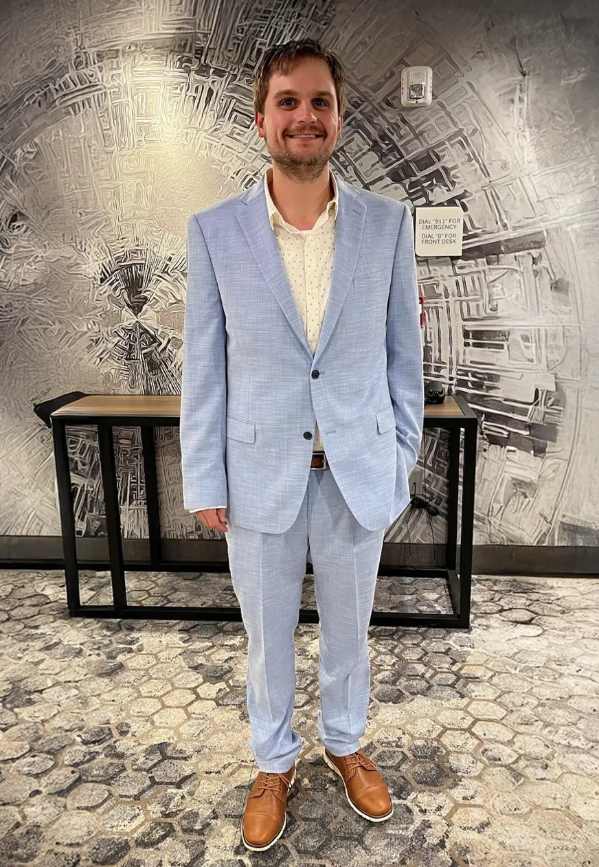 Landon after losing 175 pounds